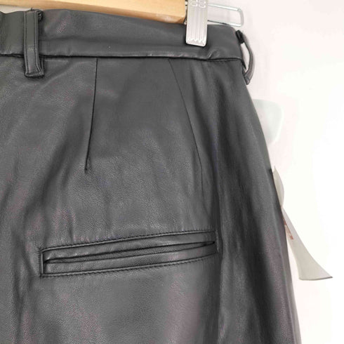 リメール remer loose tuck wide leather PT/ルーズタックワイドレザーパンツ メンズ JPN:S