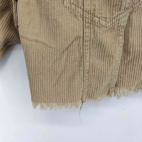 ザラ ZARA コーデュロイカットオフジャケット レディース L