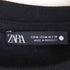 ザラ ZARA クロップクルーネックスウェット レディース import:M