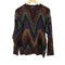 カンビオ CAMBIO ウール混 総柄 L/S ニット メンズ JPN:M