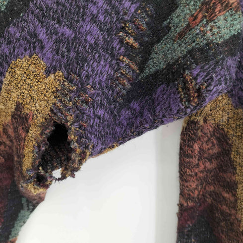 カンビオ CAMBIO ウール混 総柄 L/S ニット メンズ JPN:M