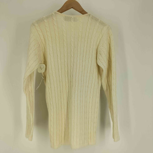 DAY AND DAY 80-90S SPECIAL KNITTED WEAR コットン ケーブルニット カーディガン レディース