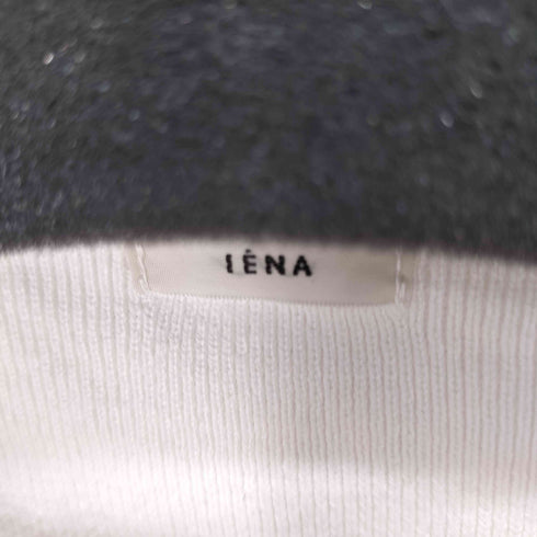 イエナ IENA 23AW コットンダブルフェイスニットプルオーバー カシミヤ混 レディース FREE