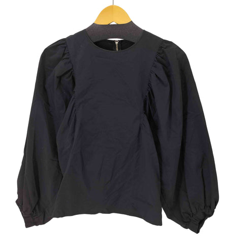 アンクレイヴ uncrave バックジップパフスリーブブラウス レディース JPN:1
