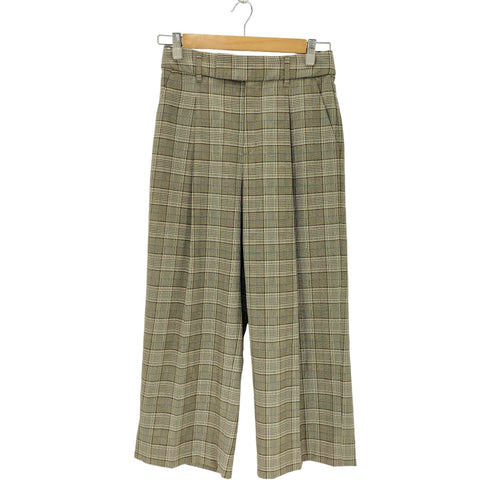ユナイテッドアローズグリーンレーベルリラクシング UNITED ARROWS green label relaxing キチントボトムス カバー ワイド パンツ 2 レディース JPN:38