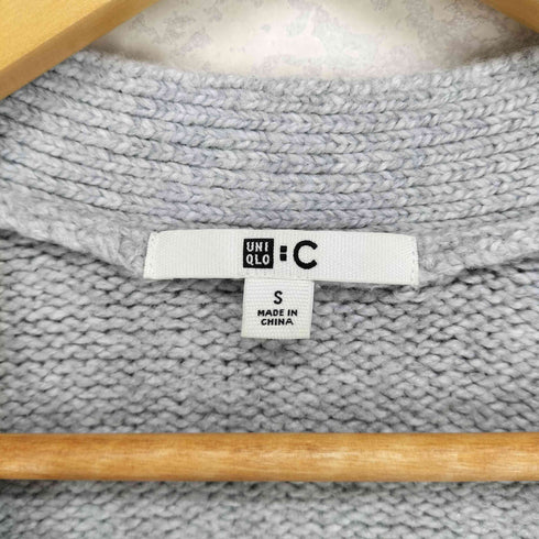 ユニクロシー UNIQLO:C ソフトニット Vネック フレアスリーブカーディガン レディース JPN:S