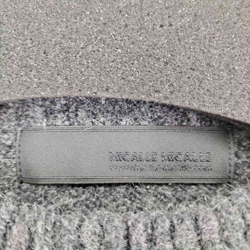 MICALLE MICALLE ハンバーガー アクリルウール混 ニット レディース