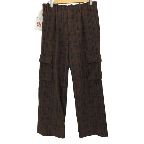 アンダースンベル Andersson Bell チェックカーゴパンツ メンズ import:M