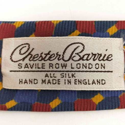 チェスターバリー Chester Barrie 総柄 シルク ネクタイ メンズ