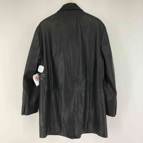 バリー BALLY PEAU SKIN シープスキン比翼レザーコート メンズ USA 50
