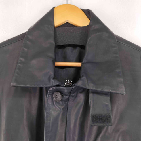 バリー BALLY PEAU SKIN シープスキン比翼レザーコート メンズ USA 50