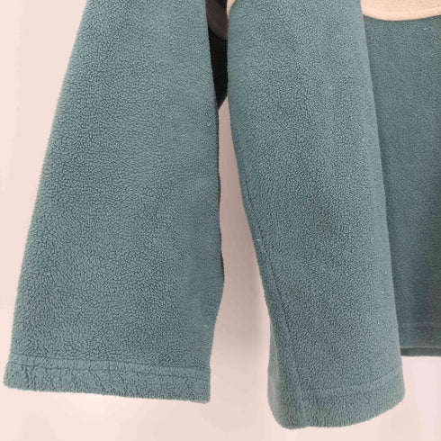 オニール ONEILL 90S オーバル ロゴ刺繍 ボーダーライン モックネック フリース スウェット メンズ import:L