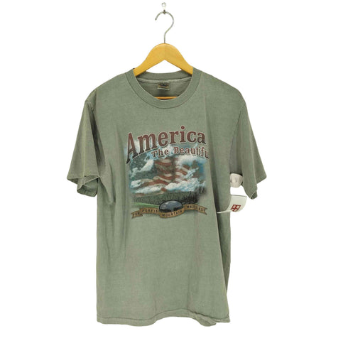 デルタプロウェイト DELTA PRO WEIGHT 00S フロントプリント クルーネック TEE メンズ import:M