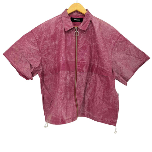 アヴァロン AVALONE コーティングジップS/S シャツ メンズ JPN:3