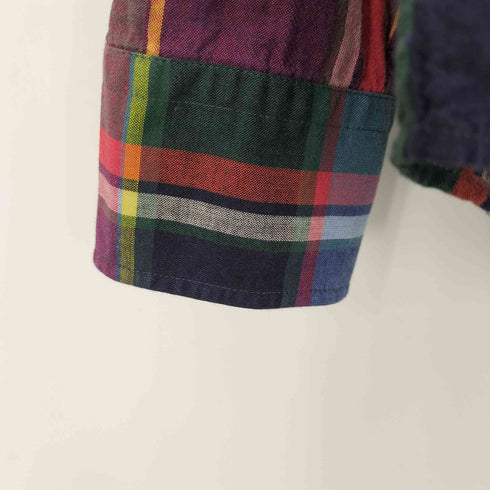 ヴィヴィアンウエストウッドマン Vivienne Westwood MAN チェック柄 オーブ刺繍シャツ メンズ JPN:48