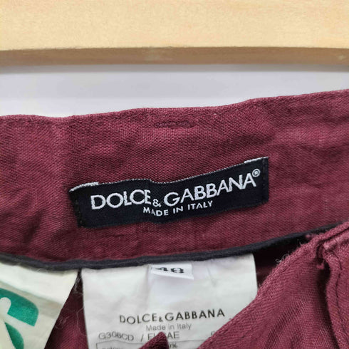 ドルチェアンドガッバーナ DOLCE&GABBANA 16 CLASSIC コーティングパンツ メンズ 48