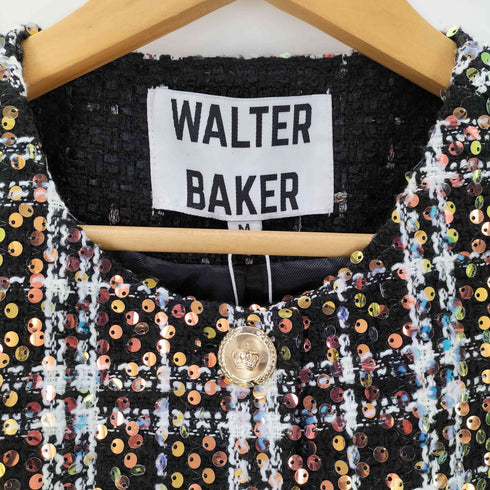 Walter Baker Alessia Jacket Broadway Tweed Black レディース import:M