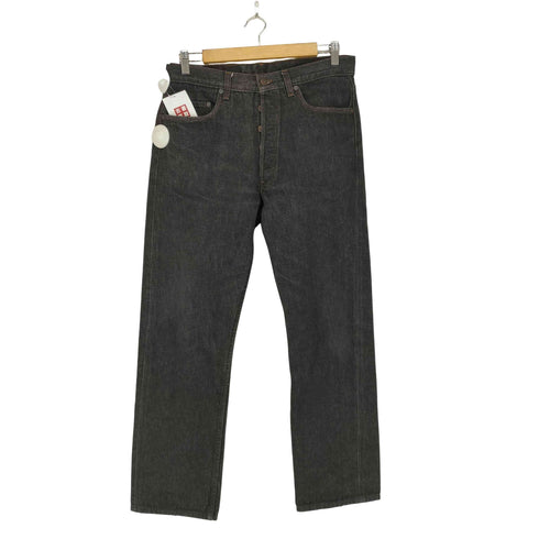 リーバイス Levis 501 MADE IN USA 先染め ブラックデニムパンツ501-0658 メンズ 33×32
