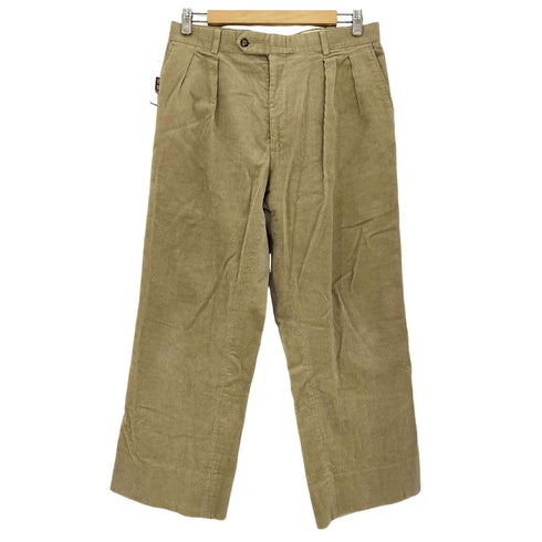 エルエルビーン L.L.Bean 70s-80s USA製 2タック ロケットTALON コーデュロイ ワイドパンツ メンズ w33