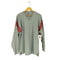 フルーツオブザルーム FRUIT OF THE LOOM 袖3本ライン L/S Vネック シャツ メンズ import:XL