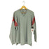 フルーツオブザルーム FRUIT OF THE LOOM 袖3本ライン L/S Vネック シャツ メンズ import:XL