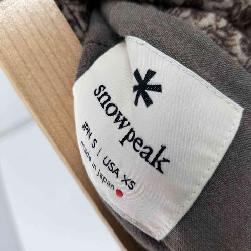 スノーピーク Snow Peak Printed Wo/Ny Pants ウール タックパンツ メンズ JPN:S