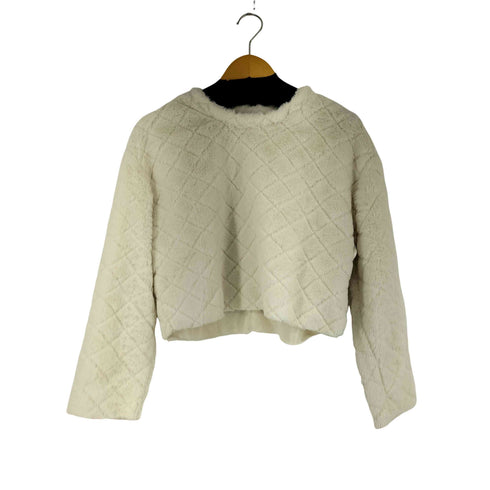 ザラ ZARA フォックスファー スウェットシャツ レディース US S