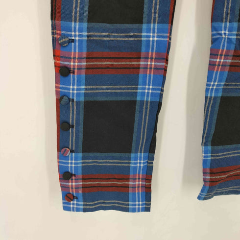 チャールズジェフリーラバーボーイ CHARLES JEFFREY LOVERBOY MADE IN ENGLAND タータンチェックウールパンツ メンズ 30