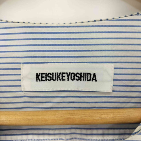 ケイスケヨシダ KEISUKE YOSHIDA セーラーカラー ストライプシャツ メンズ