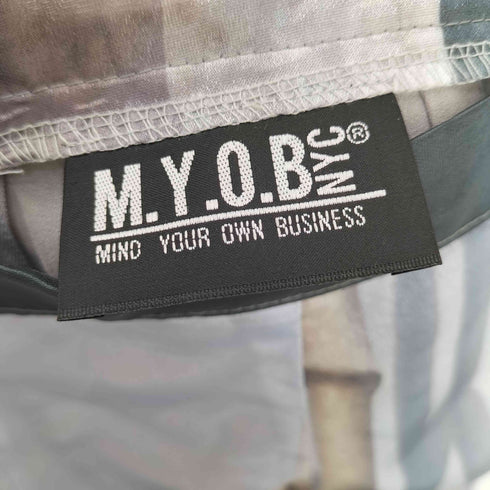エムワイオービーエヌワイシー M.Y.O.B NYC レイヤードワイドフレアパンツ レディース FREE