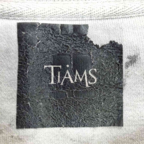 TiAMS タイダイ 前V クルーネック スウェット トレーナー メンズ 10-10