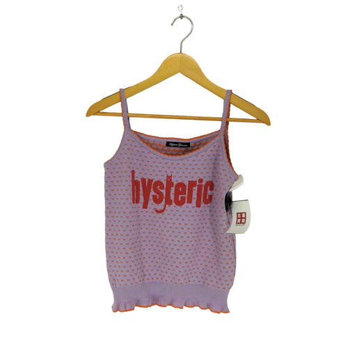 ヒステリックグラマー HYSTERIC GLAMOUR ラメデザインニットキャミソール レディース FREE