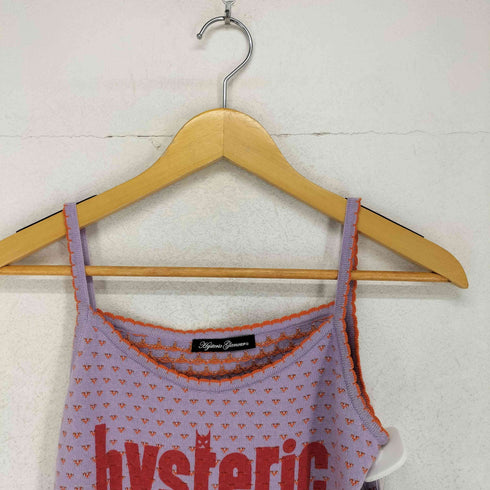 ヒステリックグラマー HYSTERIC GLAMOUR ラメデザインニットキャミソール レディース FREE