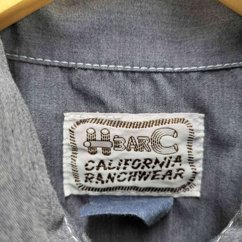 エイチバーシー H BAR C 60S CALIFORNIA RANCHWEARタグ ジップアップ ウエスタンジャケット メンズ