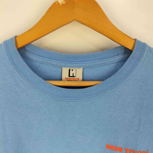 ノントーキョー NON TOKYO ロゴプリント クルーネック ロングスリーブ Tシャツ ロンT レディース FREE