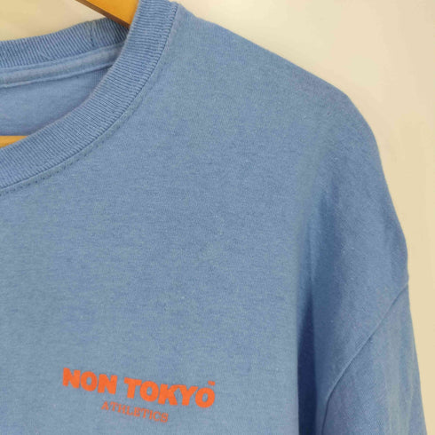 ノントーキョー NON TOKYO ロゴプリント クルーネック ロングスリーブ Tシャツ ロンT レディース FREE