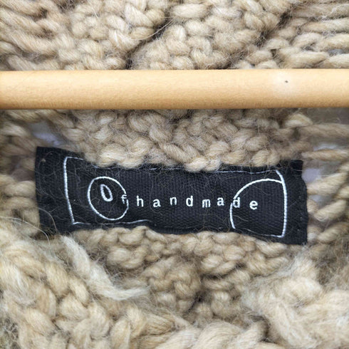 of Handmade イタリア製 ウール混 2トーン ローゲージニット L/S ショート丈 レディース FREE