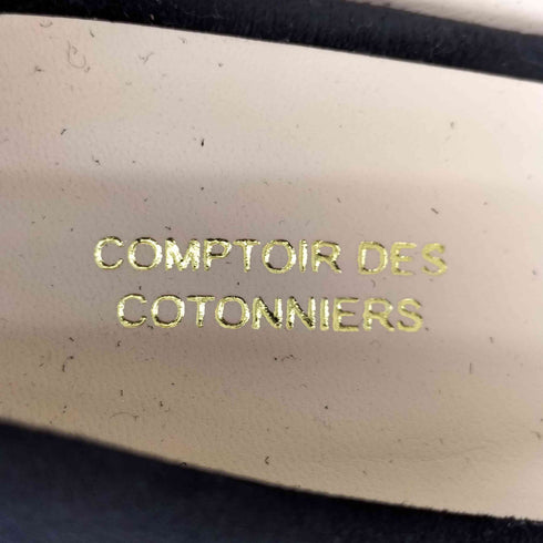 コントワーデコトニエ COMPTOIR DES COTONNIERS スウェードゴールドヒールパンプス レディース JPN:37