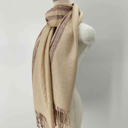 pashmina シルク混 カシミヤ ストール マルチカラー レディース