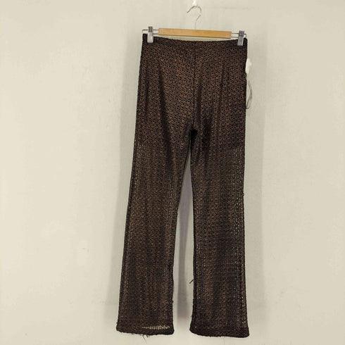 MADE IN USA メッシュフレアパンツ レディース L