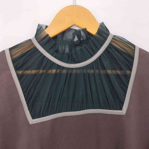 カラー kolor 20SS ハイネック切替シアー L/S スウェット レディース JPN:1