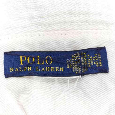 ポロラルフローレン POLO RALPH LAUREN スモールポニー刺しゅうリーフ柄バケットハット メンズ