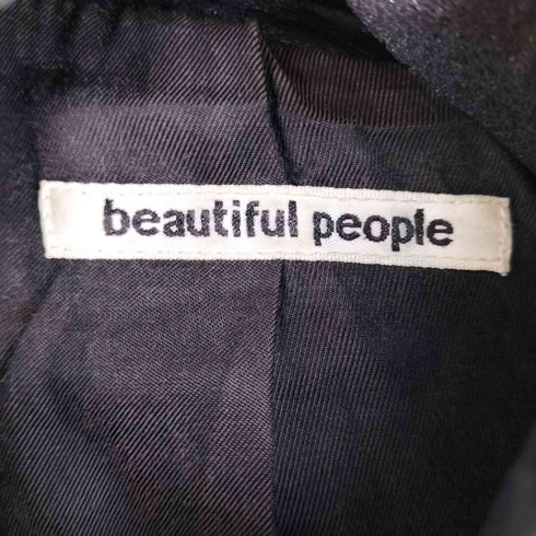 ビューティフルピープル beautiful people ラムレザーダブルライダースジャケット レディース 130