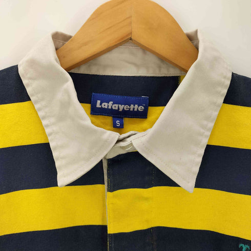 ラファイエット Lafayette LOGO STRIPED RUGBY SHIRT メンズ JPN:S