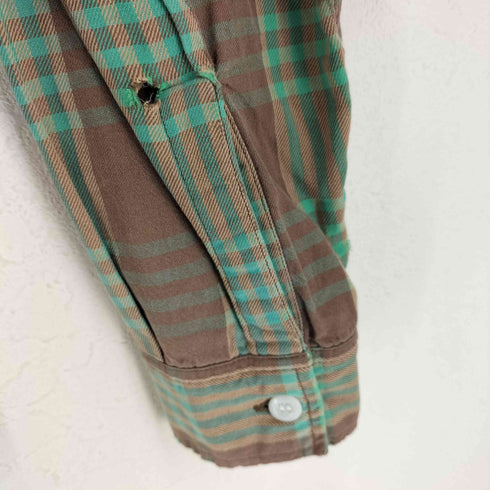 シュガーケーン SUGAR CANE チェック レギュラーカラーシャツ メンズ import:S