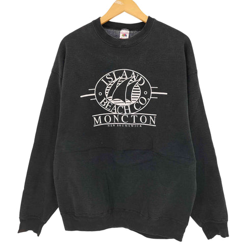 フルーツオブザルーム FRUIT OF THE LOOM USA製 ISLAND BEACH CO スウェット SUPER COTTON メンズ import:XL