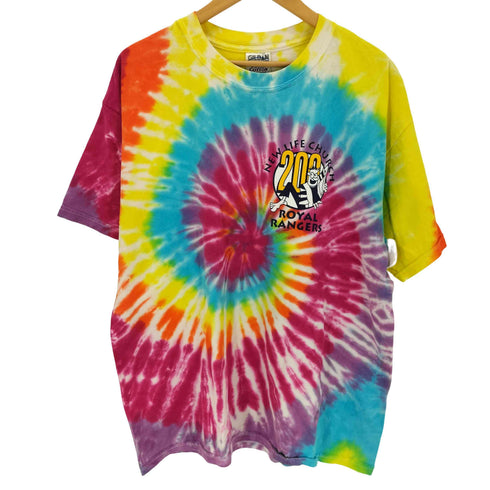 ギルダン GILDAN タイダイ ワンポイントTシャツ メンズ import:XL