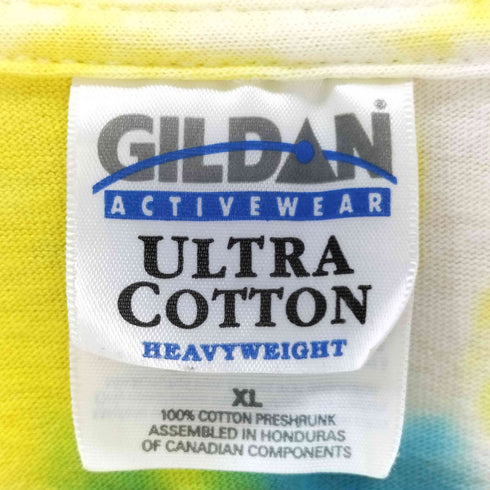 ギルダン GILDAN タイダイ ワンポイントTシャツ メンズ import:XL