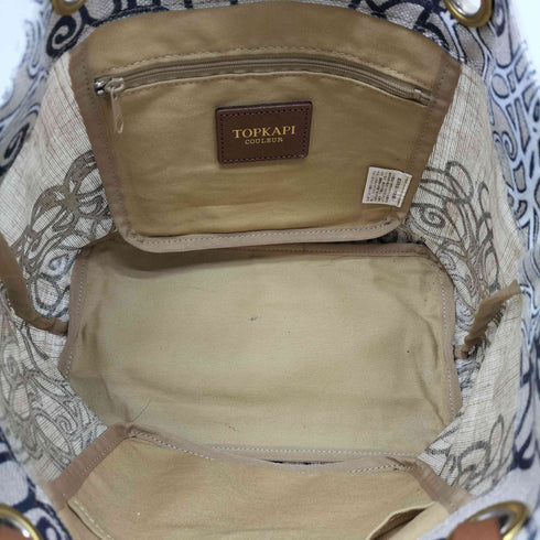 トプカピ TOPKAPI アラベスク柄 ハンドバッグ レディース