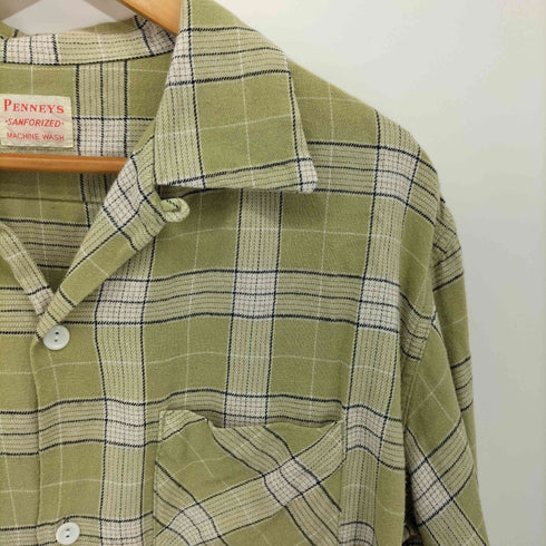 ペニーズ PENNEYS 50S復刻デザイン ネルシャツ メンズ L